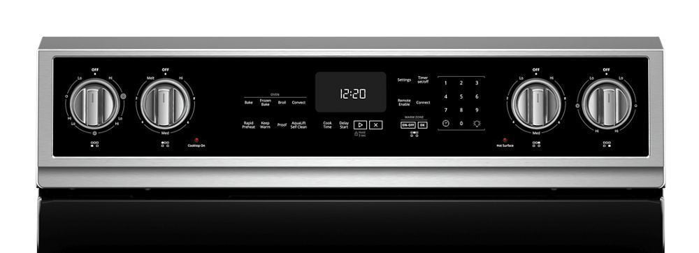 Whirlpool WFE975H0HZ 6.4 Cu. Ft. Smart Freestanding Electric Range With Frozen Bake Technology
