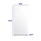 Element Appliance EUF14CDBW Element 13.8 Cu. Ft. Upright Convertible Freezer / Refrigerator - White (Euf14Cdbw)