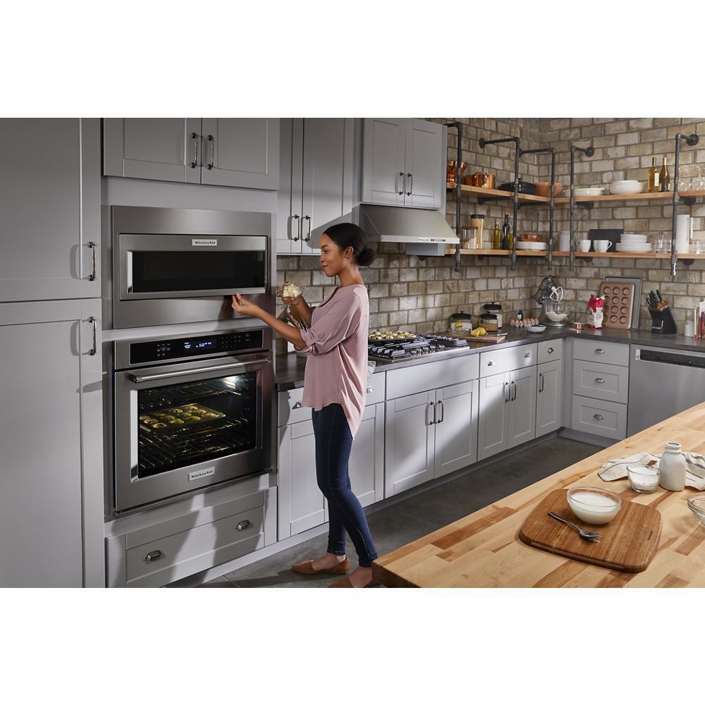 Amana W11451313 Built-In Low Profile Microwave Standard Trim Kit With Pocket Handle, Stainless Steel