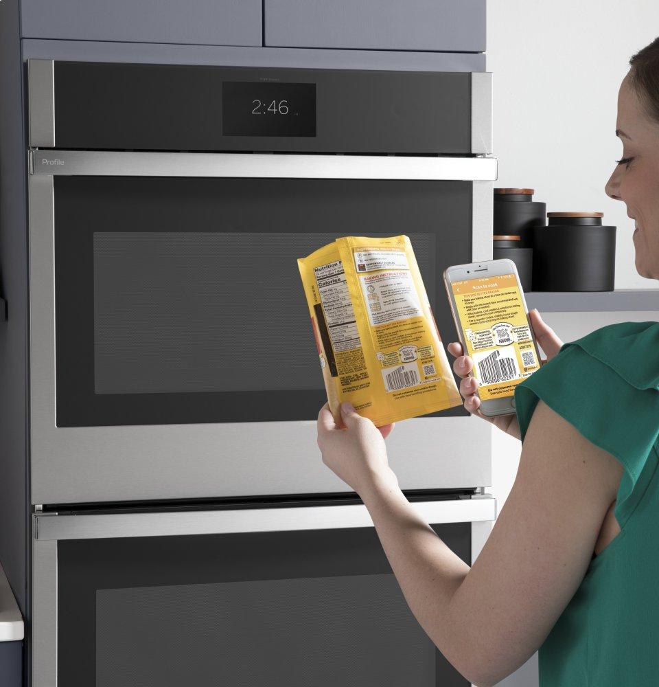 Ge Appliances PTD7000BNTS Ge Profile™ 30" Smart Built-In Convection Double Wall Oven With No Preheat Air Fry And Precision Cooking