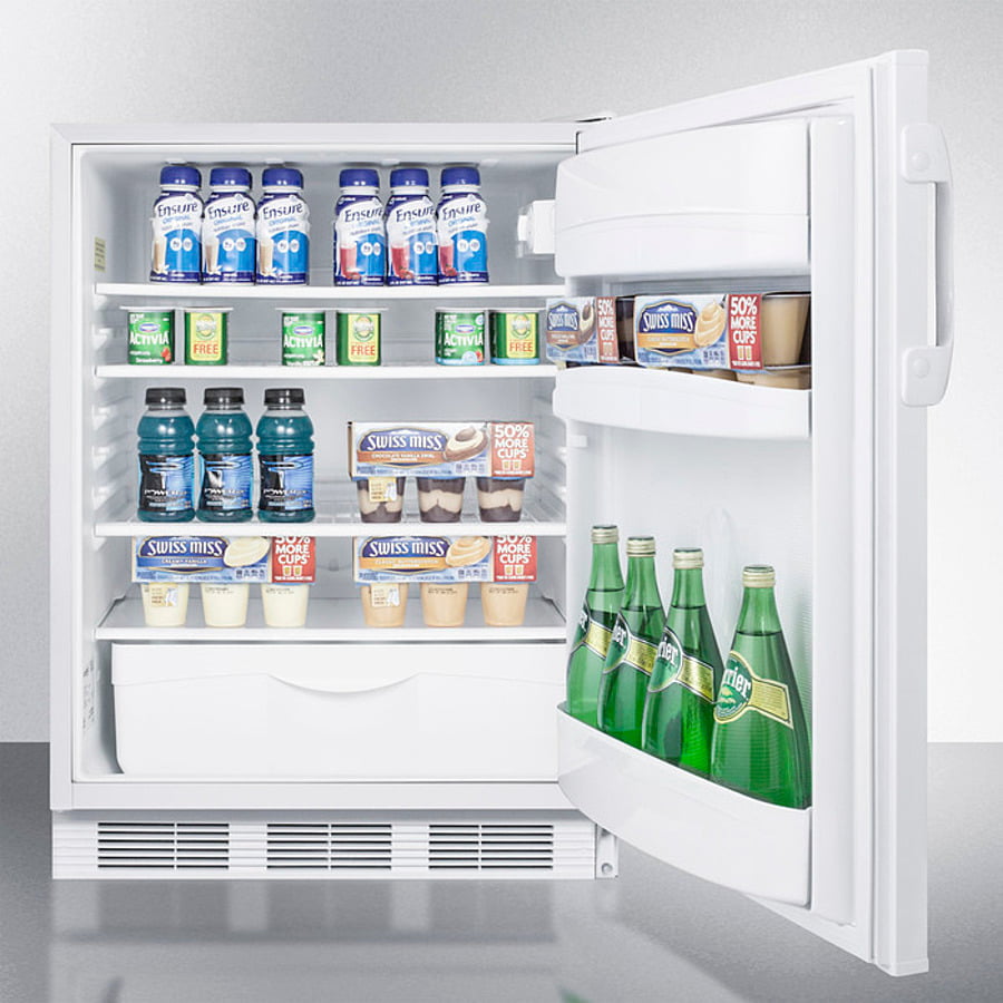 Summit FF6WADA 24" Wide All-Refrigerator, Ada Compliant