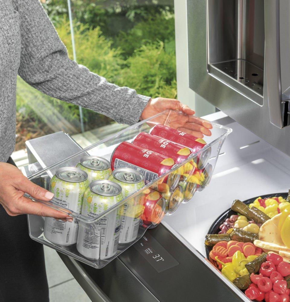 Ge Appliances PVD28BYNFS Ge Profile™ 27.9 Cu. Ft. Smart Fingerprint Resistant 4-Door French-Door Refrigerator With Door In Door