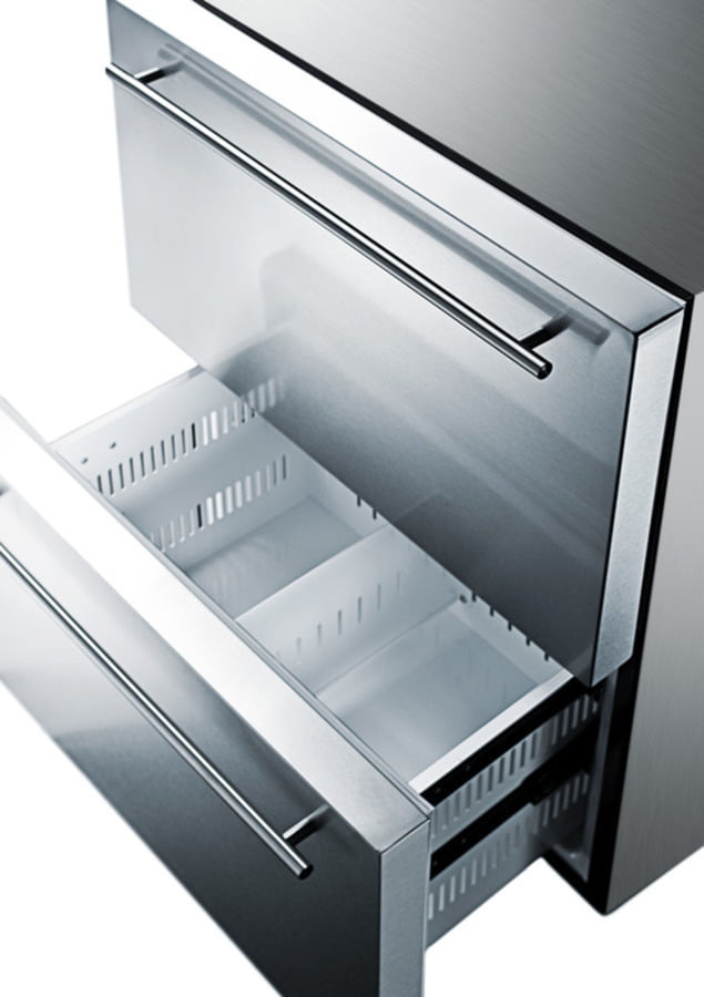 Summit SPRF2D5 24" Wide 2-Drawer Refrigerator-Freezer