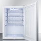 Summit FF31L7SS Commercial Style Countertop All-Refrigerator In White With Digital Thermostat