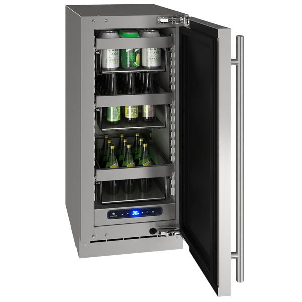 U-Line UHRE515SS01A Hre515 15" Refrigerator With Stainless Solid Finish (115 V/60 Hz Volts /60 Hz Hz)