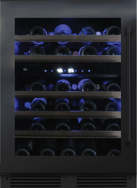 Xo Appliance XOU24WDZGBSL Dual Zone Wine 24" Black Stainless Lh