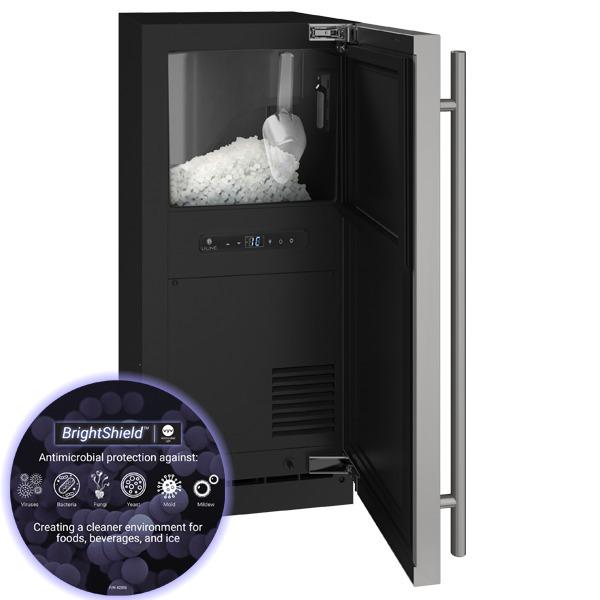 U-Line UHNP315SS81A Hnb315 / Hnp315 15" Nugget Ice Machine With Stainless Solid Finish, Yes (115 V/60 Hz Volts /60 Hz Hz)