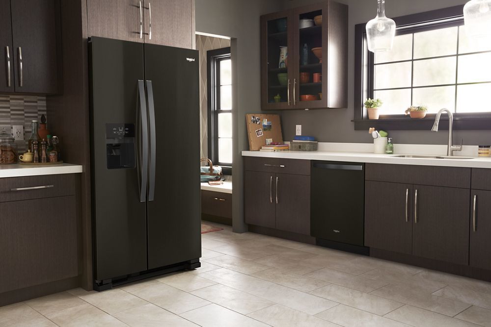 Whirlpool WRS555SIHV 36-Inch Wide Side-By-Side Refrigerator - 25 Cu. Ft.
