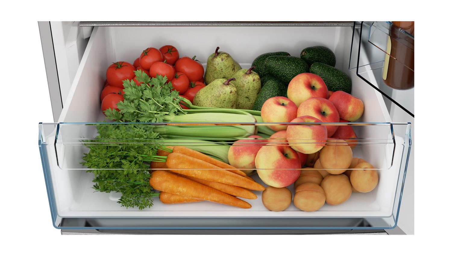 Sharp SJB1255GS Sharp 24 In. Bottom-Freezer Counter-Depth Refrigerator