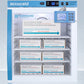 Summit ARG1PVDL2B Performance Series Pharma-Vac 1 Cu.Ft. Compact Glass Door All-Refrigerator For Vaccine Storage With Factory-Installed Data Logger And Hospital Grade Cord With 'Green Dot' Plug