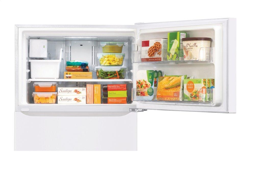 Lg LTCS24223W 24 Cu. Ft. Top Mount Refrigerator