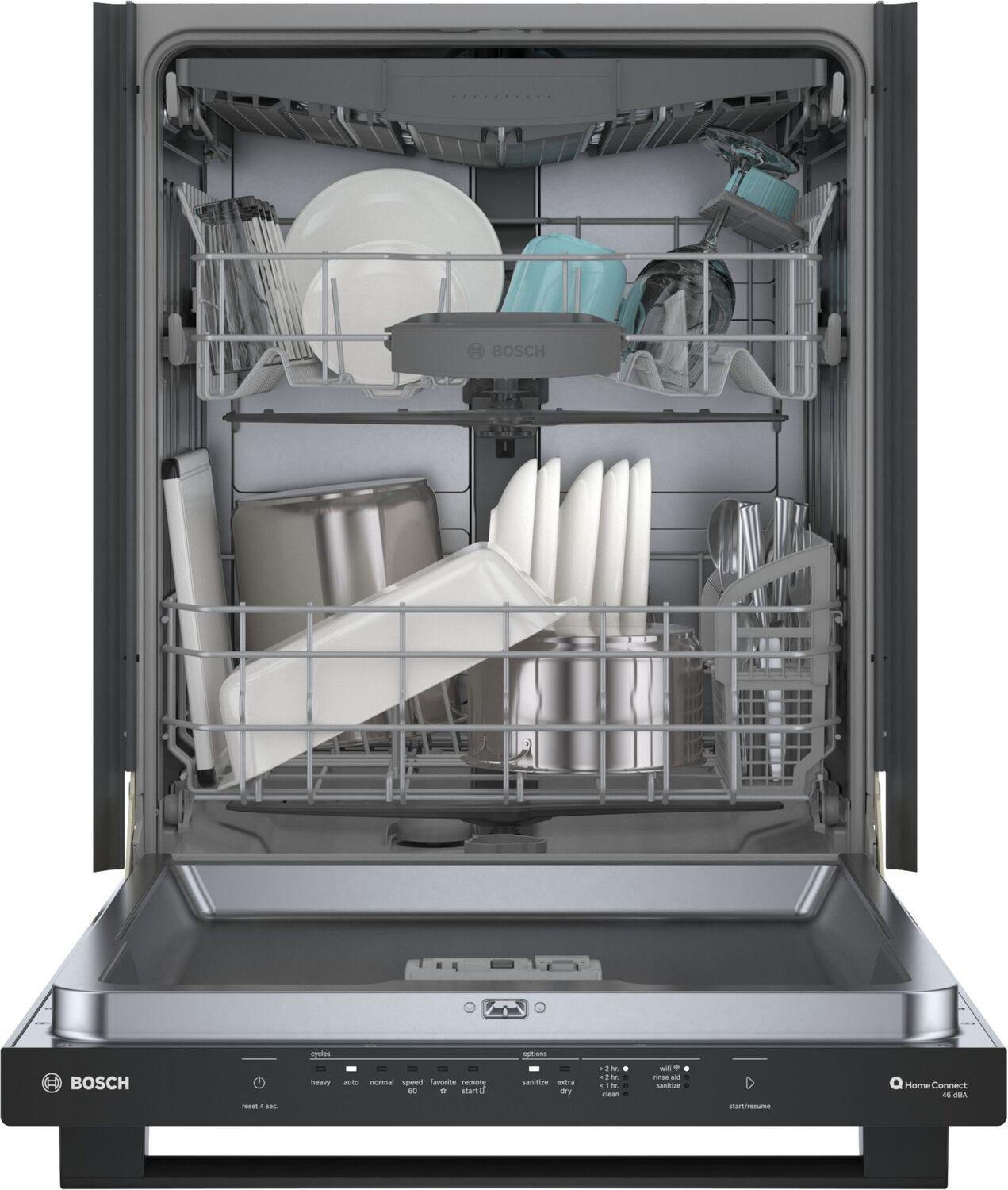 Bosch SHX5AEM6N 100 Premium Dishwasher 24" Black