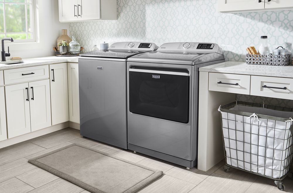 Maytag MGD7230HC Smart Capable Top Load Gas Dryer With Extra Power Button - 7.4 Cu. Ft.