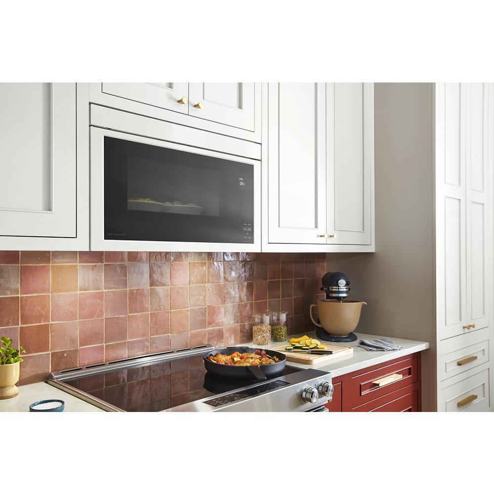 Kitchenaid KMMF330PWH Over-The-Range Microwave With Flush Built-In Design