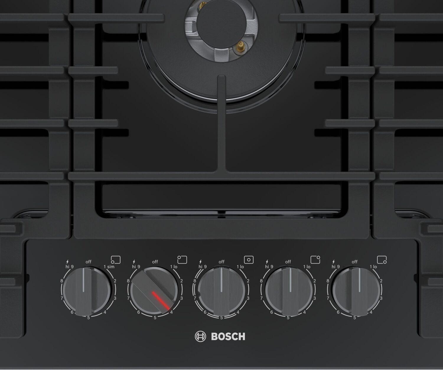 Bosch NGM8648UC 800 Series Gas Cooktop 36'' Black Ngm8648Uc