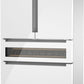Bosch B36CL81ENW 800 Series French Door Bottom Mount Refrigerator, Glass Door 36
