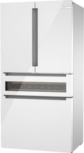 Bosch B36CL81ENW 800 Series French Door Bottom Mount Refrigerator, Glass Door 36