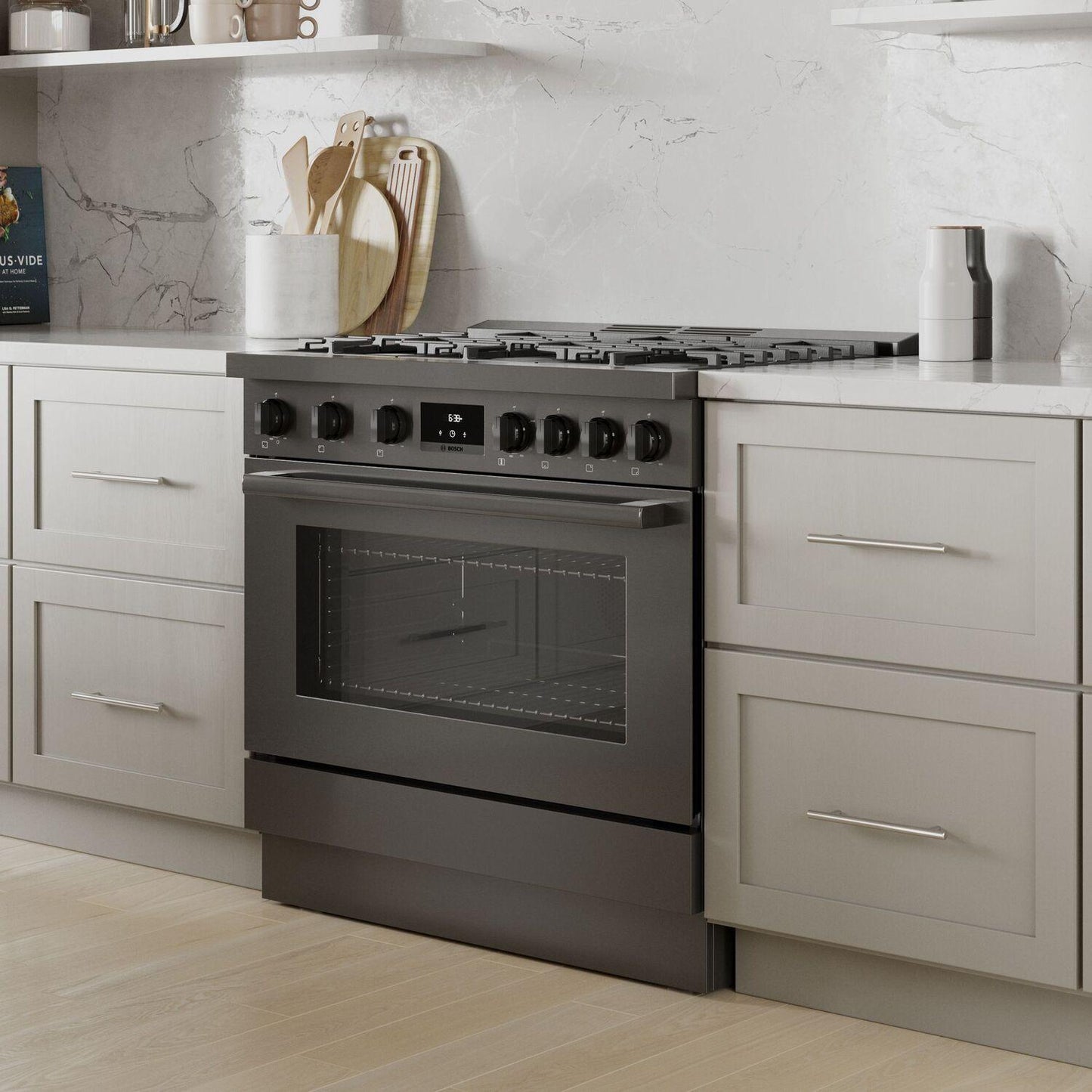 Bosch HEZ8TK36UC Installation Accessory Black Stainless Steel Hez8Tk36Uc