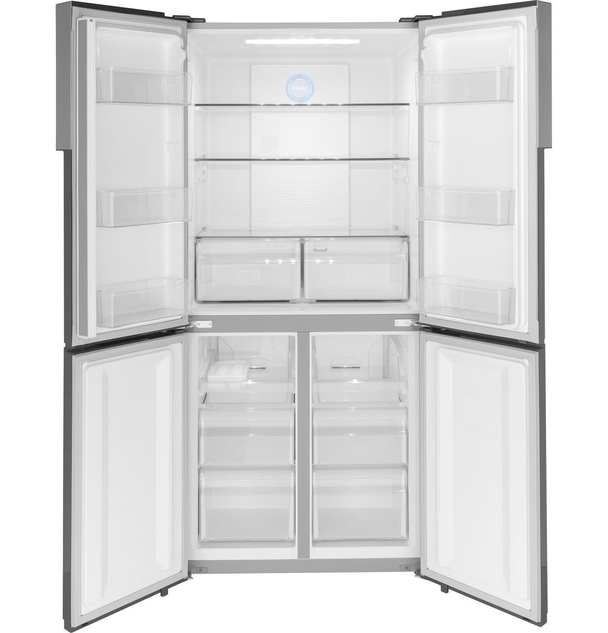Haier QHE16HYPFS 16.4 Cu. Ft. Quad Door Refrigerator