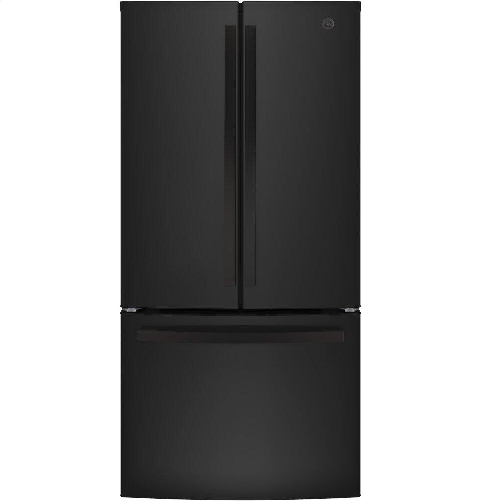 Ge Appliances GWE19JGLBB Ge® Energy Star® 18.6 Cu. Ft. Counter-Depth French-Door Refrigerator