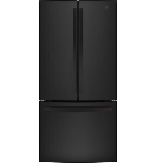 Ge Appliances GWE19JGLBB Ge® Energy Star® 18.6 Cu. Ft. Counter-Depth French-Door Refrigerator