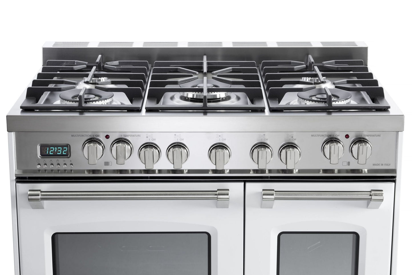 Verona VPFSGE365DW White 36" Prestige Dual Fuel Double Oven Range