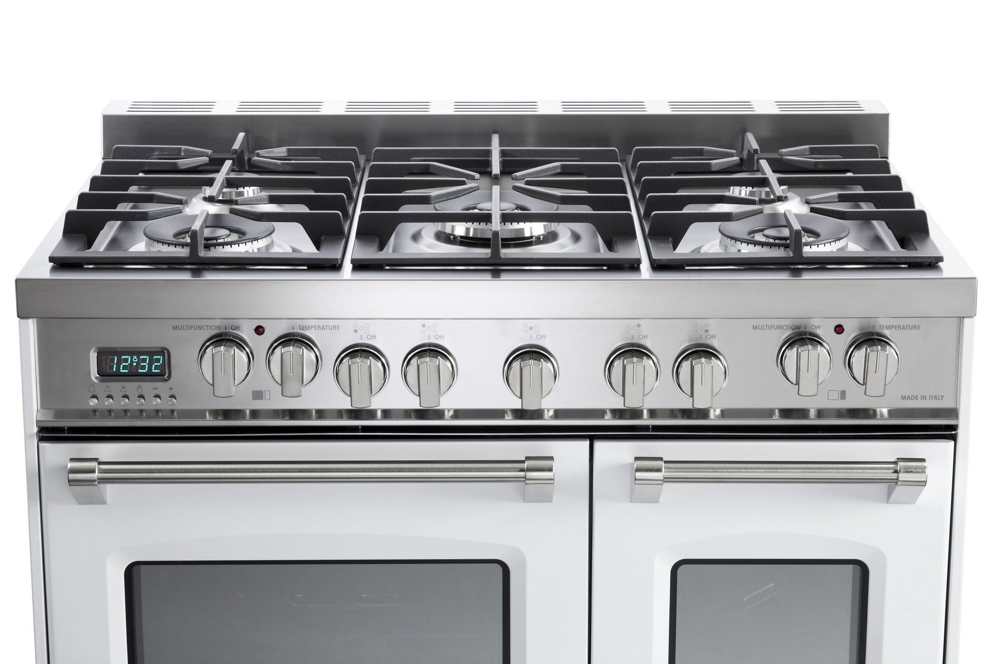 Verona VPFSGE365DW White 36" Prestige Dual Fuel Double Oven Range
