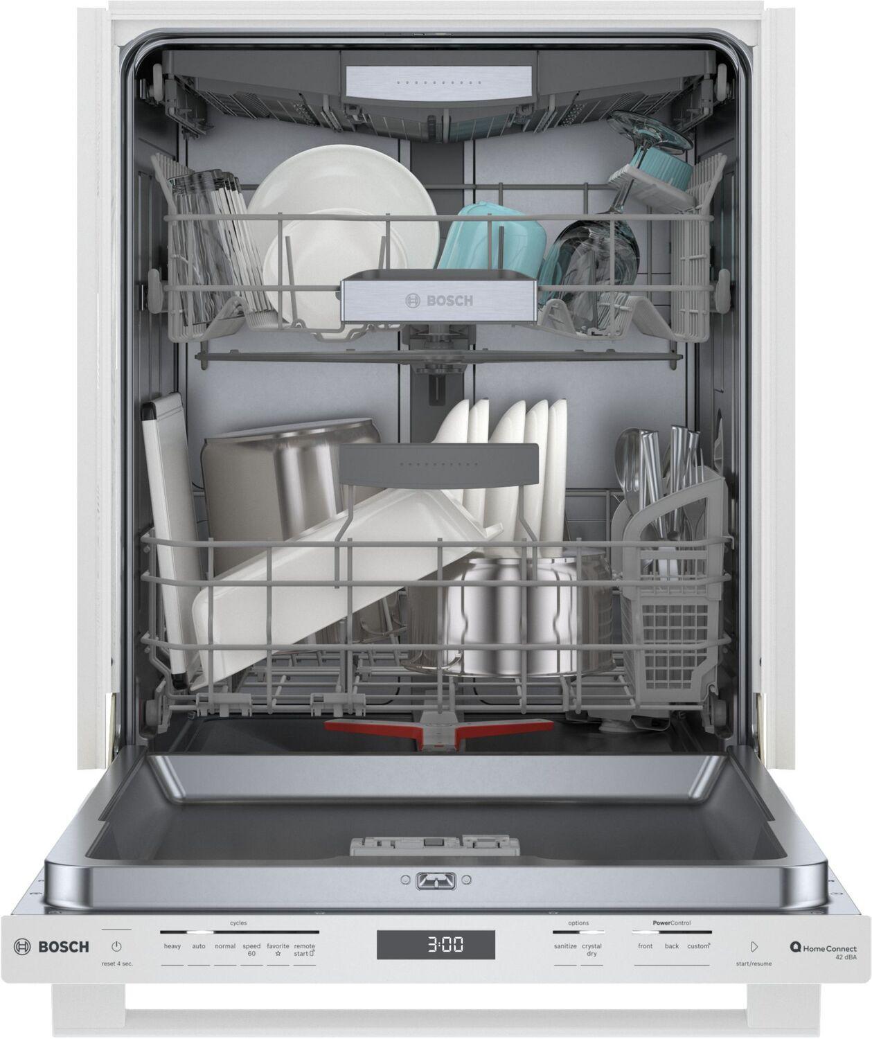 Bosch SHX78CM2N 800 Series Dishwasher 24" White