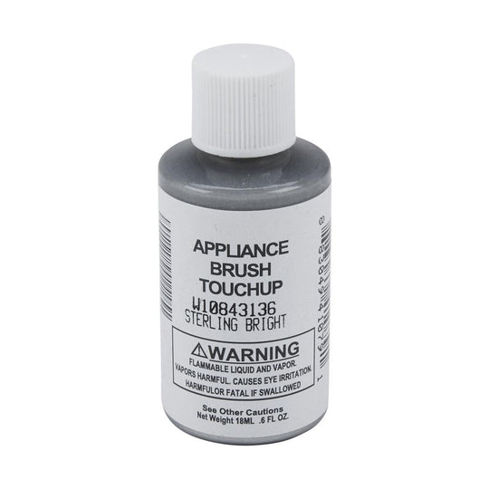 Jennair W10843136 Sterling Bright Appliance Touchup Paint