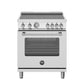 Bertazzoni MAS304CEMXV 30 Inch Electric Range, 4 Heating Zones, Electric Oven Stainless Steel
