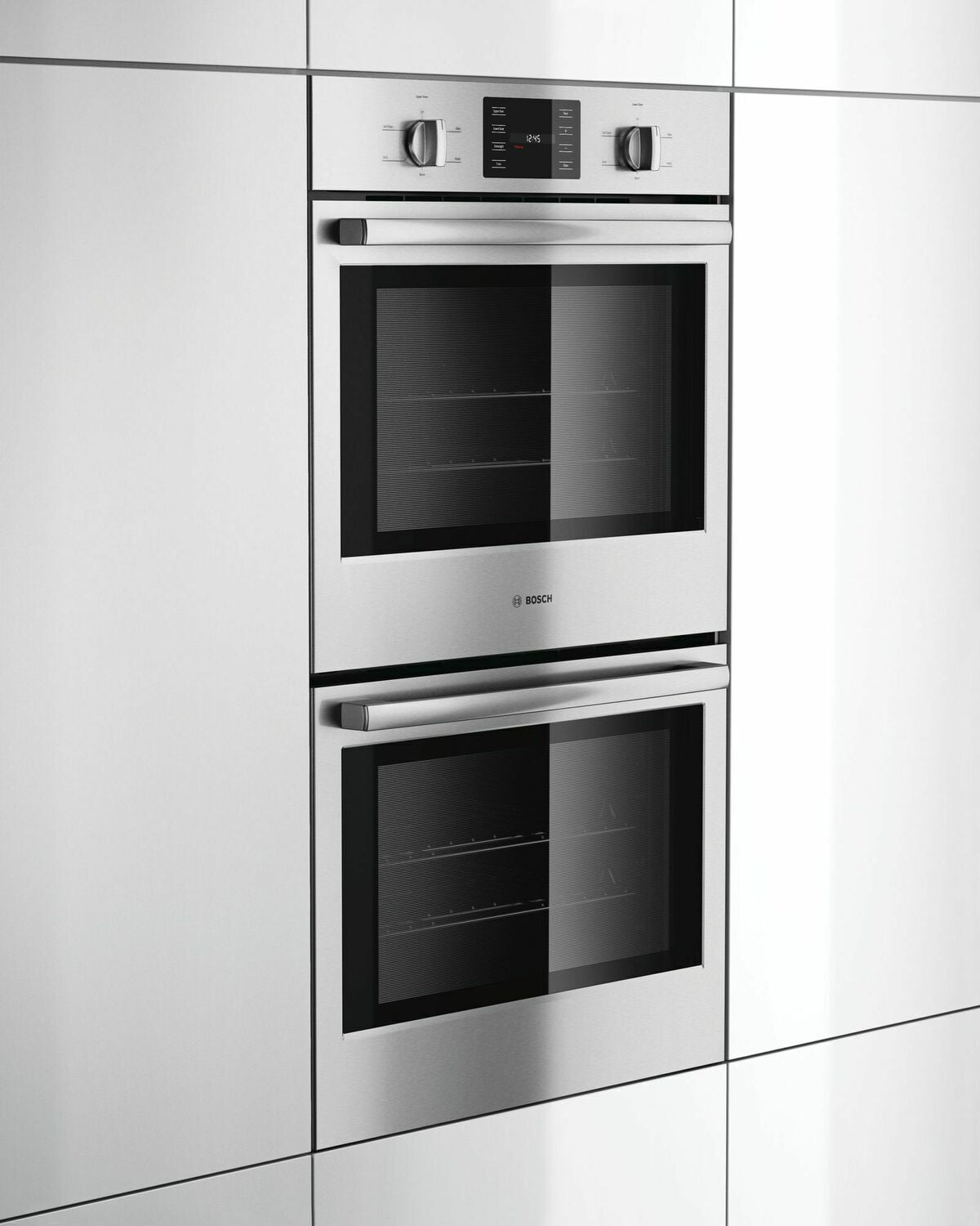 Bosch HBL5551UC 500 Series, 30", Double Wall Oven, Ss, Thermal/Thermal, Knob Control