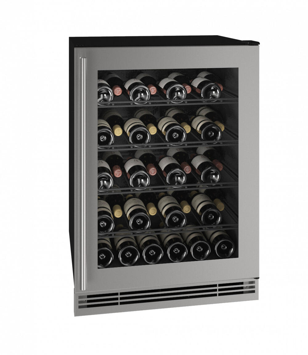 U-Line UHWC024SG01A Hwc024 24" Wine Refrigerator With Stainless Frame Finish (115V/60 Hz Volts /60 Hz Hz)