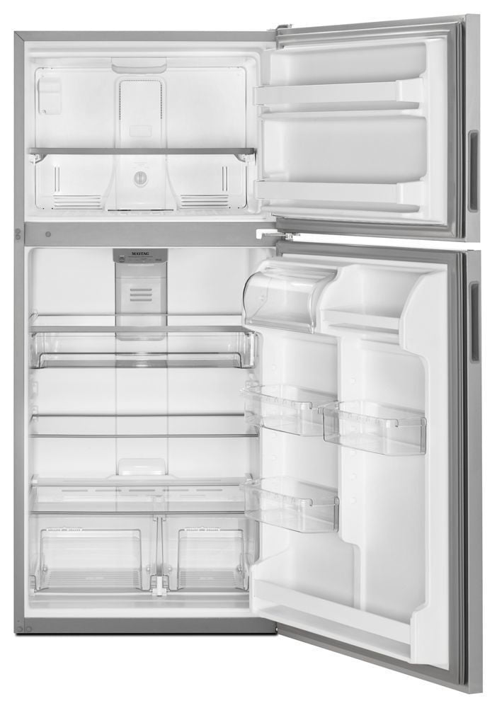 Maytag MRT311FFFZ 33-Inch Wide Top Freezer Refrigerator With Powercold® Feature- 21 Cu. Ft.