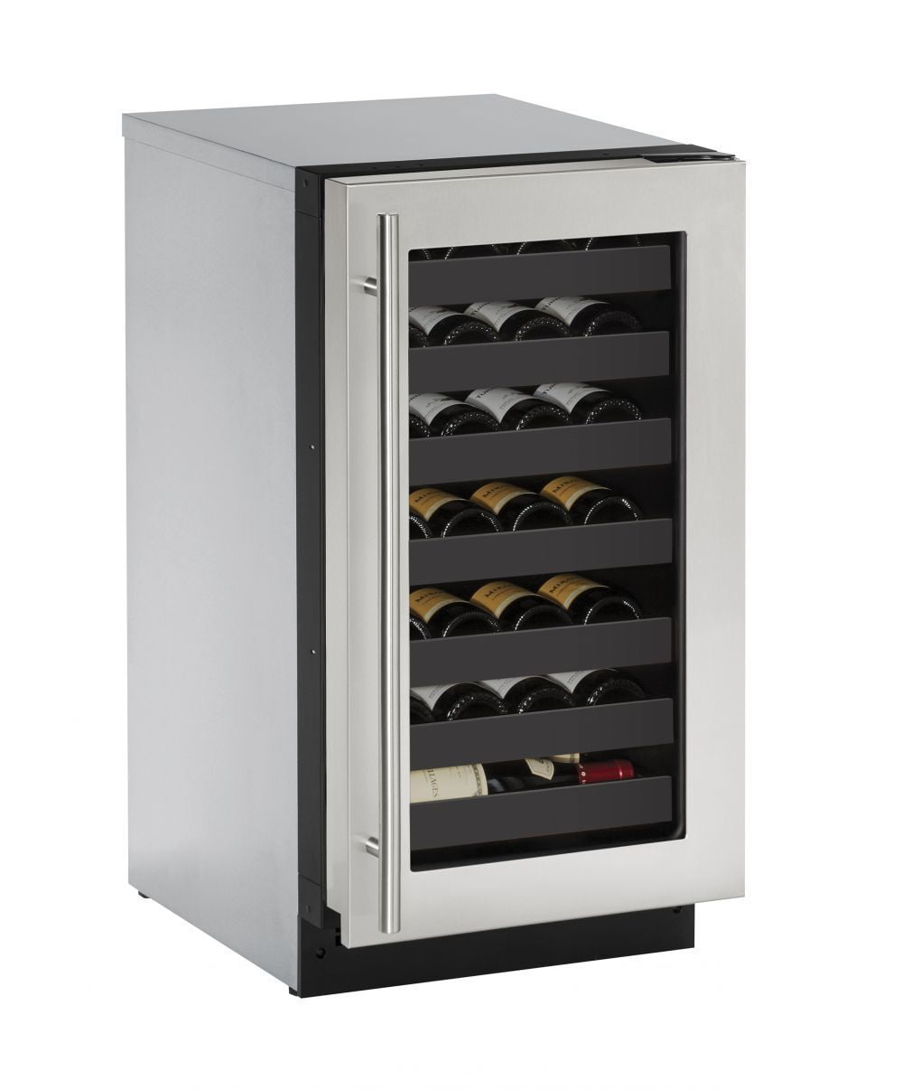 U-Line U2218WCS00B 2218Wc 18" Wine Refrigerator With Stainless Frame Finish (115 V/60 Hz Volts /60 Hz Hz)