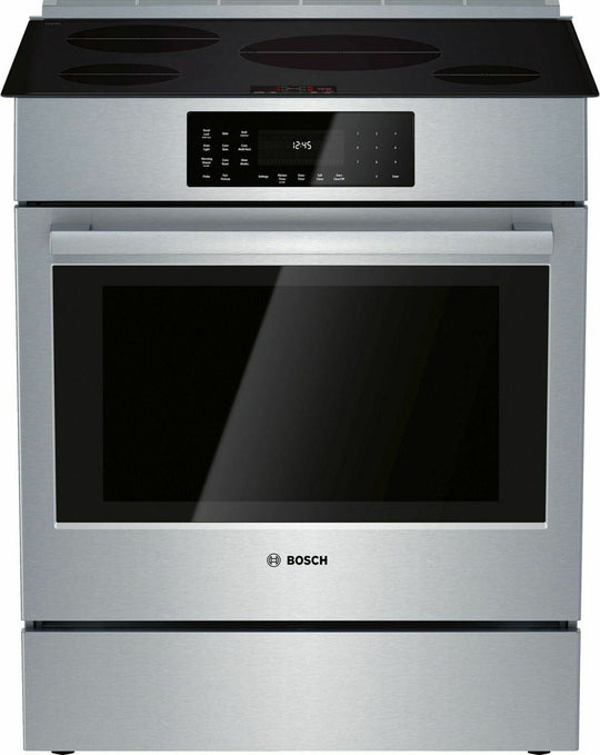 Bosch HII8056U 800 Series Induction Slide-In Range 30'' Stainless Steel Hii8056U