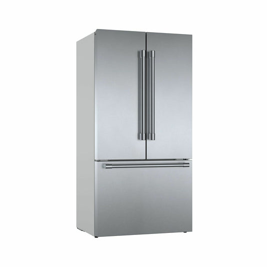 Bosch B36CT81SNS 800 Series French Door Bottom Mount Refrigerator 36'' Easy Clean Stainless Steel B36Ct81Sns