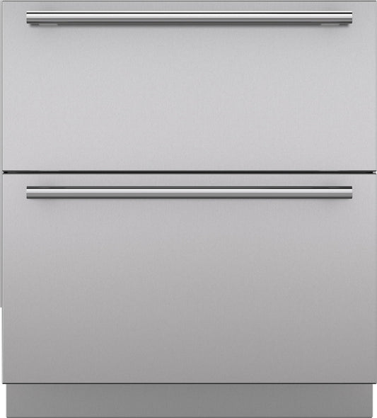 Sub-Zero 7023702 Stainless Steel 30" Drawer Panels With Tubular Handles