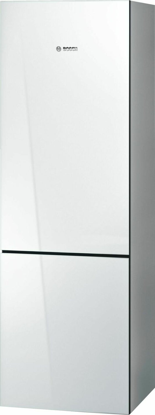Bosch B10CB80NVW 800 Series, Free-Standing Fridge-Freezer-White Glass Door