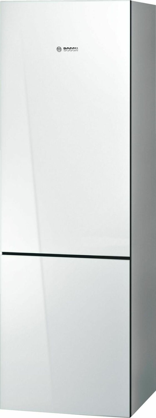 Bosch B10CB80NVW 800 Series, Free-Standing Fridge-Freezer-White Glass Door