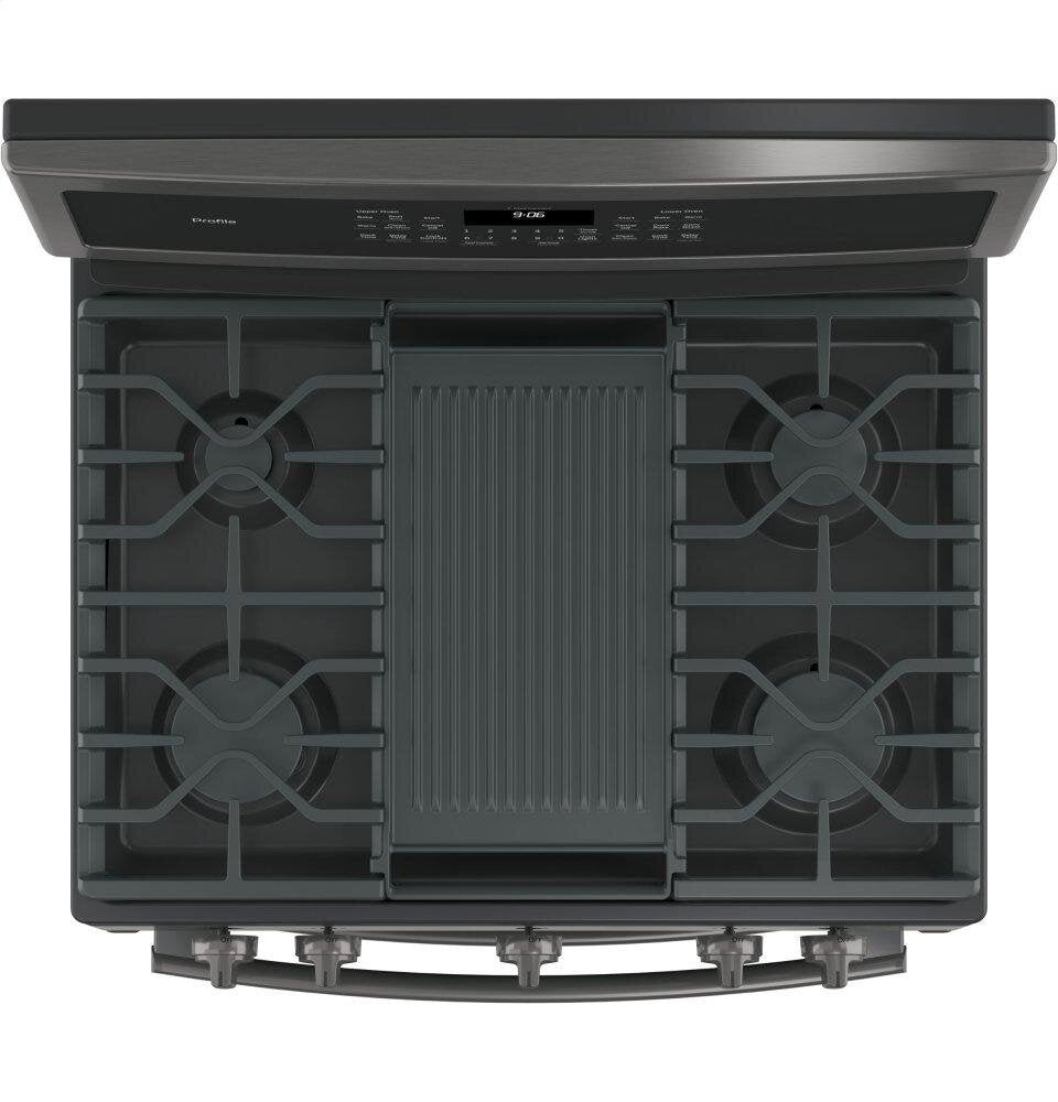 Ge Appliances PGB960BEJTS Ge Profile™ 30" Free-Standing Gas Double Oven Convection Range