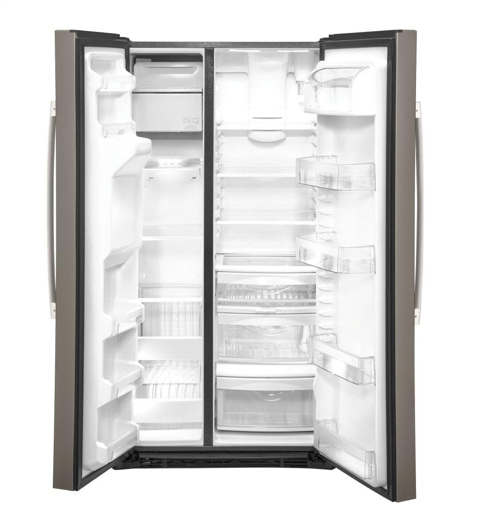 Ge Appliances GZS22IMNES Ge® 21.8 Cu. Ft. Counter-Depth Side-By-Side Refrigerator