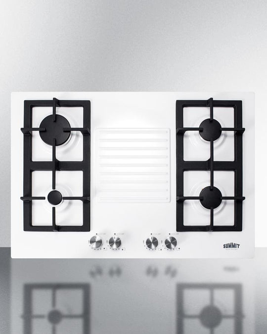 Summit GC431W 30" Wide 4-Burner Gas Cooktop