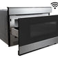 Sharp SMD2489ES 24 In. 1.2 Cu. Ft. 950W Sharp Stainless Steel Iot Easy Wave Open Microwave Drawer Oven