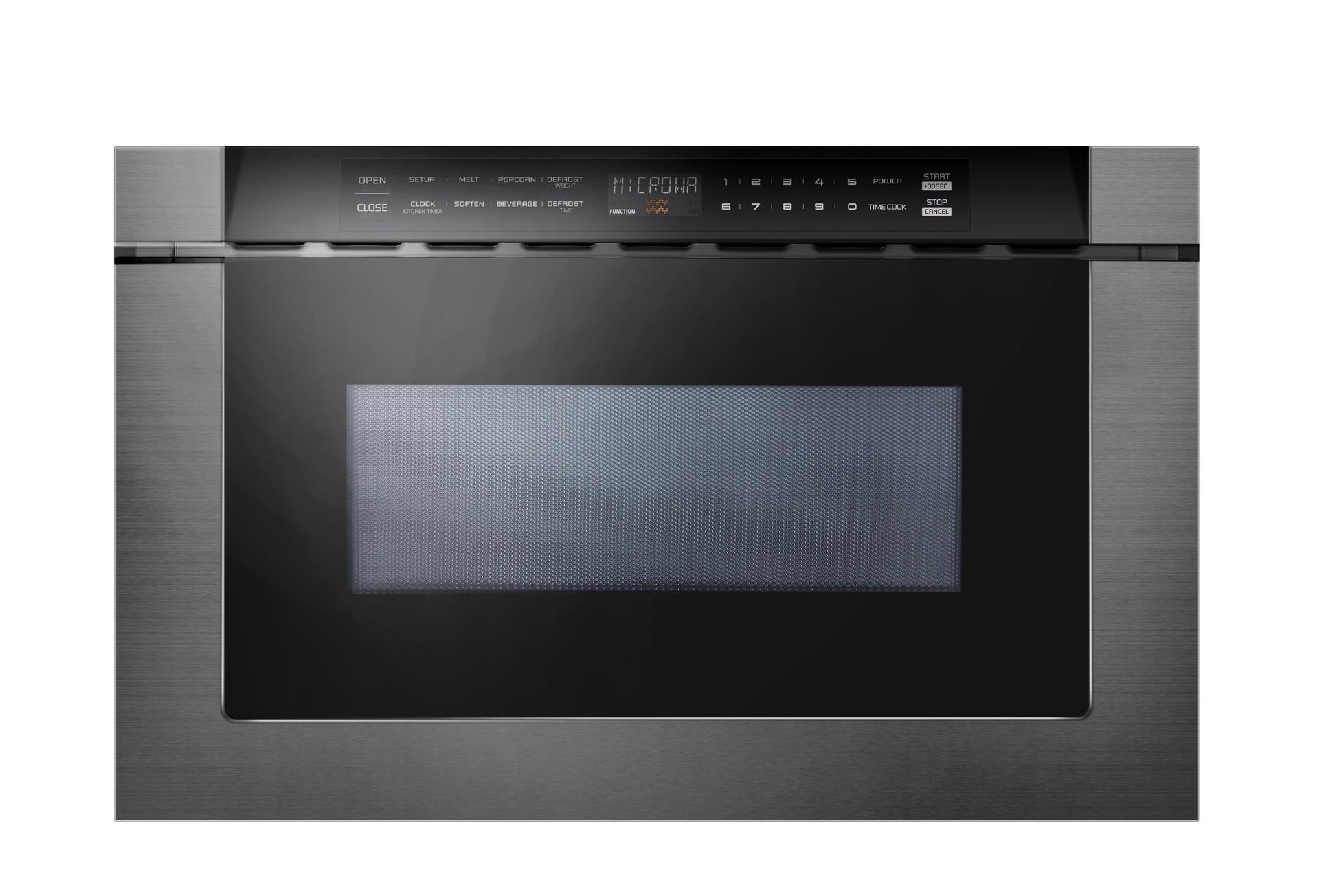 Xo Appliance XOMWD24BS 24" Built-In Microwave Drawer - Black Glass & Black Stainless