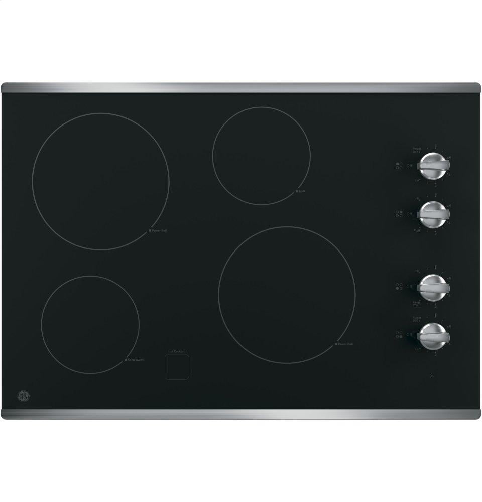 Ge Appliances JP3030SJSS Ge® 30" Built-In Knob Control Electric Cooktop