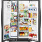 Whirlpool WRS555SIHB 36-Inch Wide Side-By-Side Refrigerator - 25 Cu. Ft.
