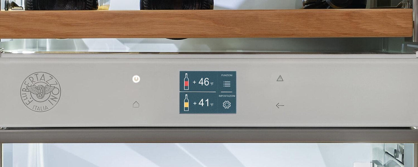 Bertazzoni REF18WCPRR23 18" Built-In Wine Cellar Column Panel Ready Panel Ready