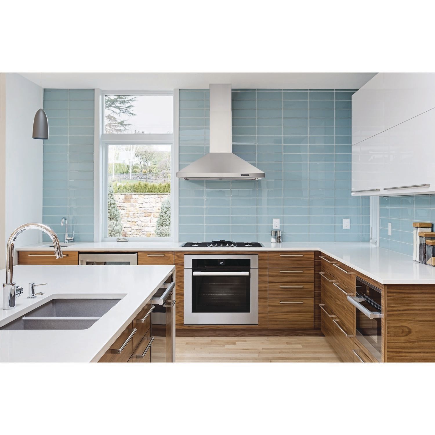 Broan EW4836SS Broan® 36-Inch Convertible Wall-Mount Chimney Range Hood, 400 Cfm, Stainless Steel