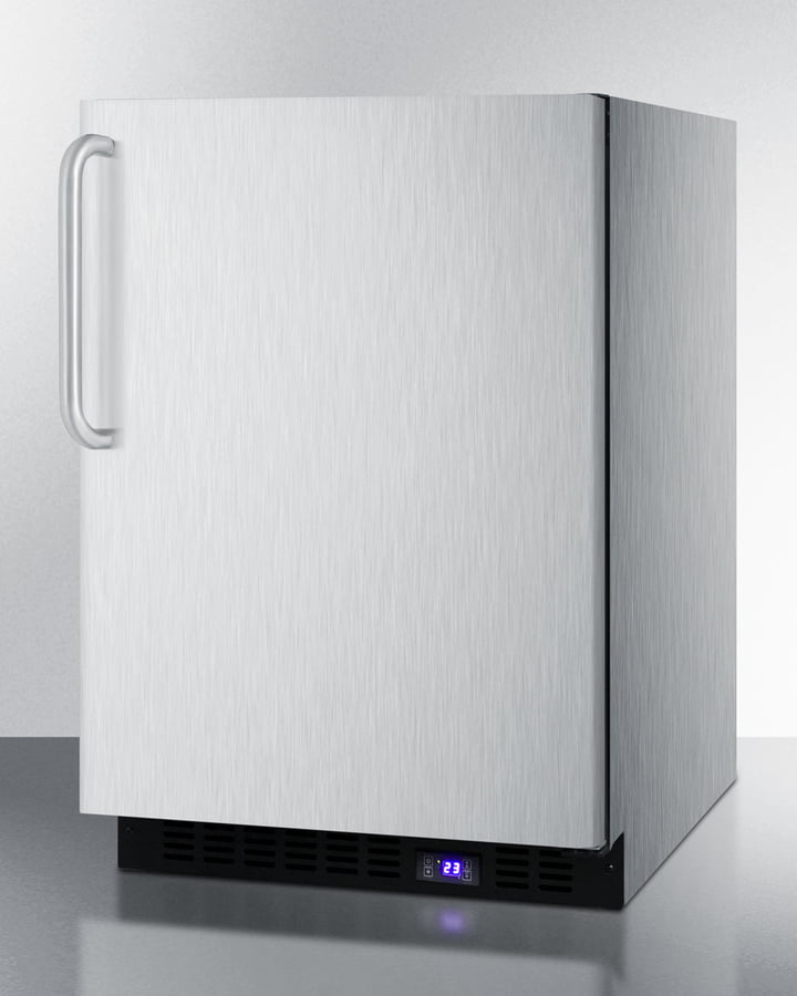 Summit SCFF53BXCSSTBIM 24" Wide Built-In All-Freezer With Icemaker