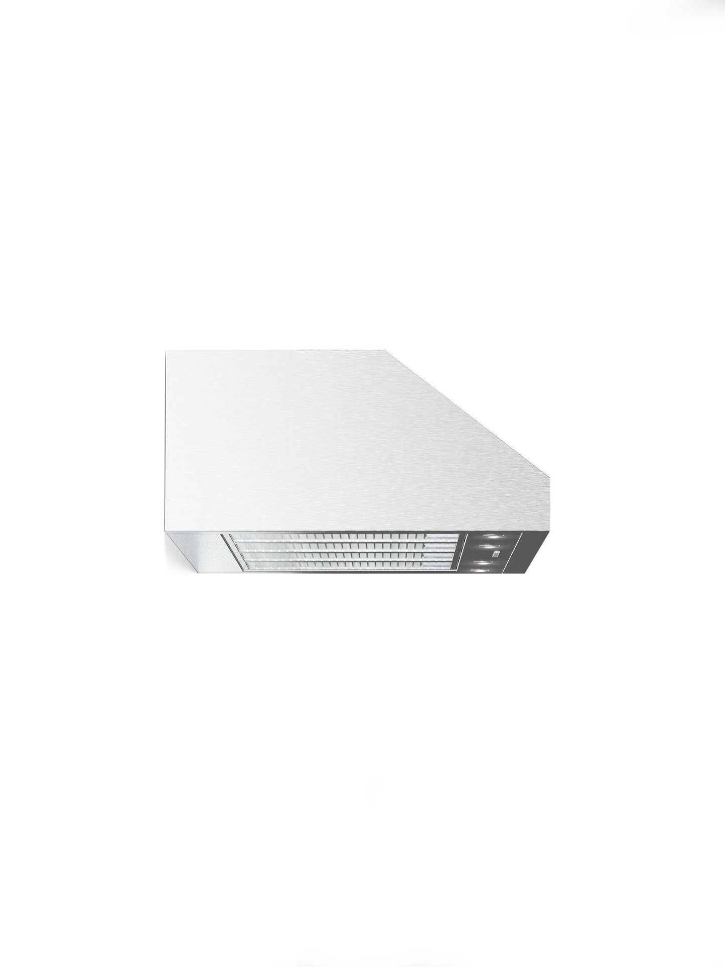 Verona VELP4810GSS 48" Designer Low Profile Hood, Wall-Mount - 1200 Cfm - 4 Speeds